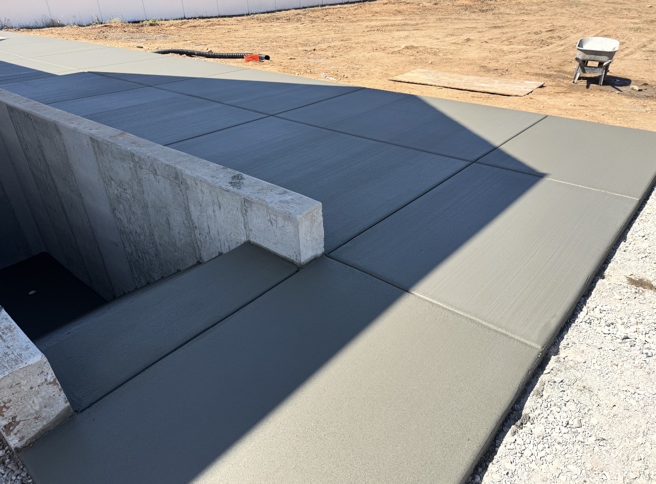 Commercial concrete flatwork in Cache Valley Utah