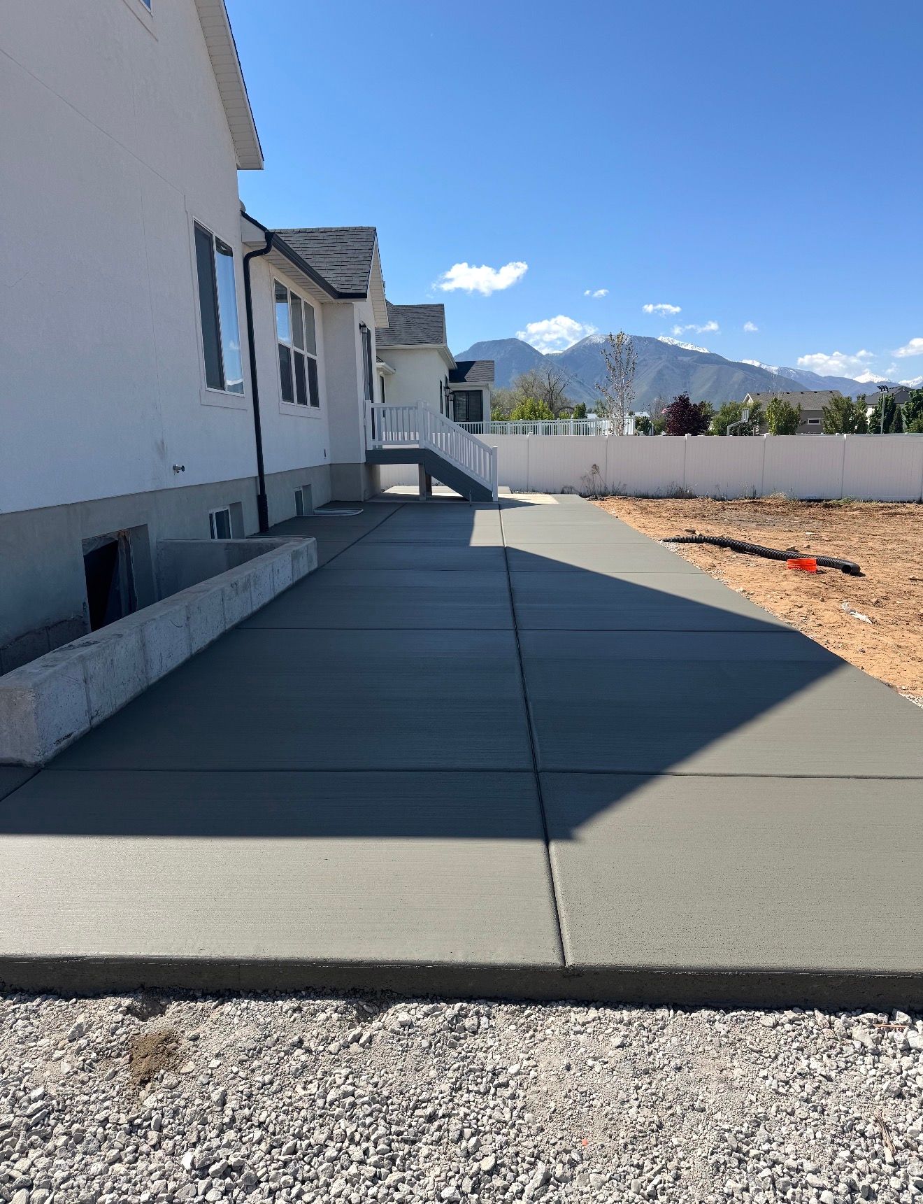 Concrete driveway Logan Utah